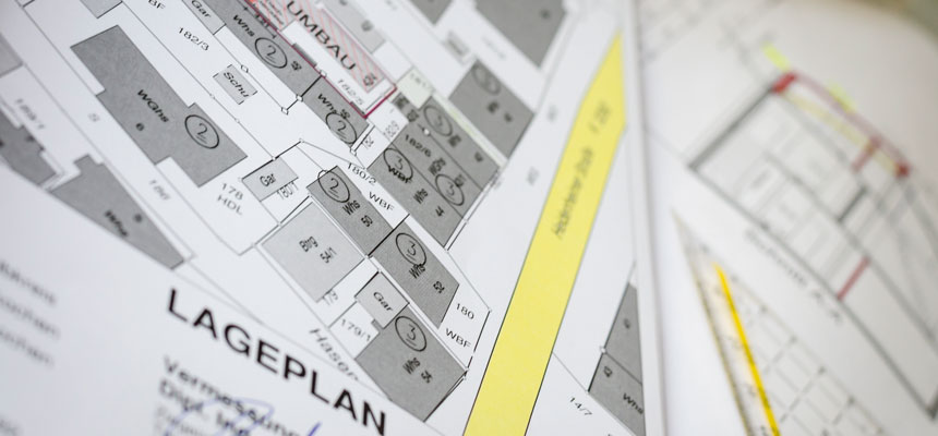 Vermessung - Lageplan